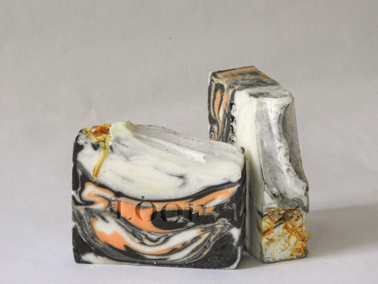 SOAP OF MARIGOLD WITH ACTIVATED CHARCOAL