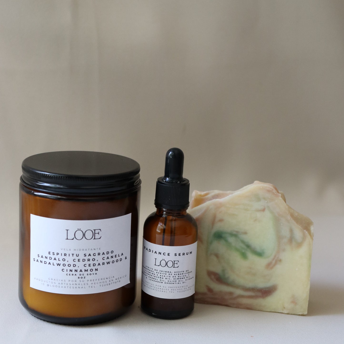 Ritual para Mamá | Jabón Artesanal + Vela + Sérum Facial